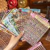 18 Sheets Cute Foods Fruit Cake Retro Decorative Sticker Book Scrapbooking Handbook Material Phone Stickers Kids Gift