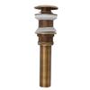 Brass Drain Stopper Without Overflow Basin Drain Filter Durable Sink Drain  Vessel Sink