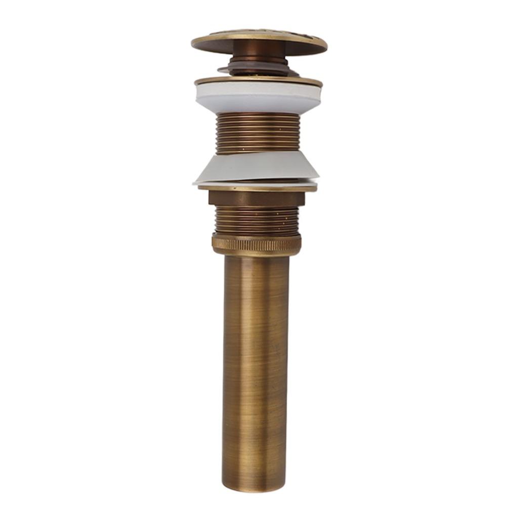 Brass Drain Stopper Without Overflow Basin Drain Filter Durable Sink Drain Vessel Sink
