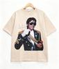 Ρετρό Μπλουζάκι Michael Jackson Δημοφιλές Casual Oversized Streetwear Καλοκαίρι 2026 Ανδρικά Γυναικεία Βαμβακερά Ρούχα Y2k Στυλ Αθλητικά