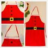 1-10PCS Christmas Festive Apron Holiday Kitchen Costume for Family Party Cooking Wea Home Celebration Accessories