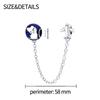 Earth Airplane Safety Chain Bracelet Unique Fashion Jewelry Small Accessory Hand Chain