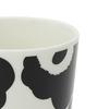 Marimekko Latte Unikko Coffee Black and 70637 190 Mugs, Pair, Cups, White, [Used]