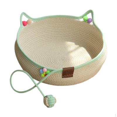 Cat Basket, Scratcher, Adorable Portable Bed for Indoor Cats, Pet Supplies Resting