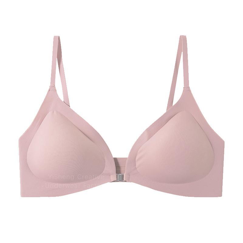 Sutien Femei Mărime Plus Fără Fir Închidere Frontală Push-Up Fără Cusături