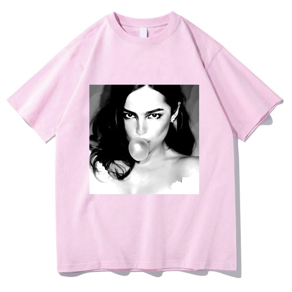 Addison Rae T-shirt Graphic Printing Hip Hop Cotton Tee-shirt Short Sleeve Gothic O-neck Tshirts Women Clothes Fashion Clothing
