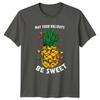 May Your Holidays Be Sweet TShirt Pineapple Tropical Christmas