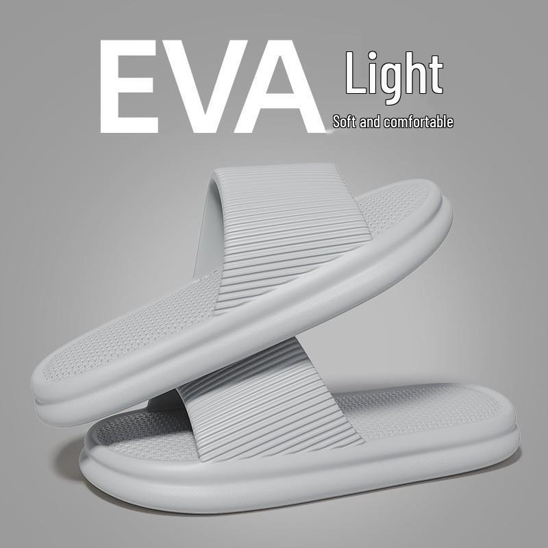 Women's and Men's Non-slip Summer Bathroom Slippers for Indoor Home and Hotel Use