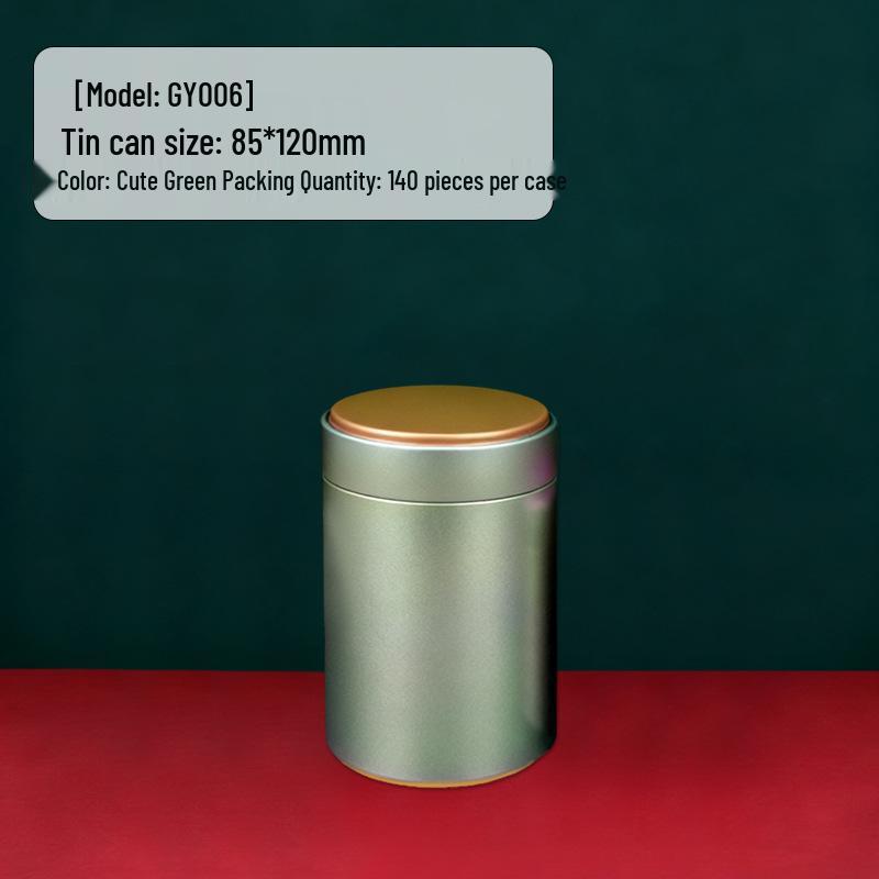 

Small Metal Tea Canister for Black & Green Tea (80-125g)