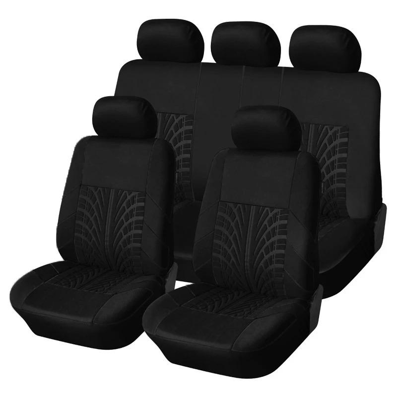 Automobile universal seat cover complete set,front split type, rear seat universal fabric, SUV sedan box type car interior cover