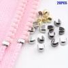 5# U-Shaped Zipper Repair Part Anti-Lost Zipper Head Clothing Bag Closure Card Stop Repair Accessory Prevent Zipper Breakage