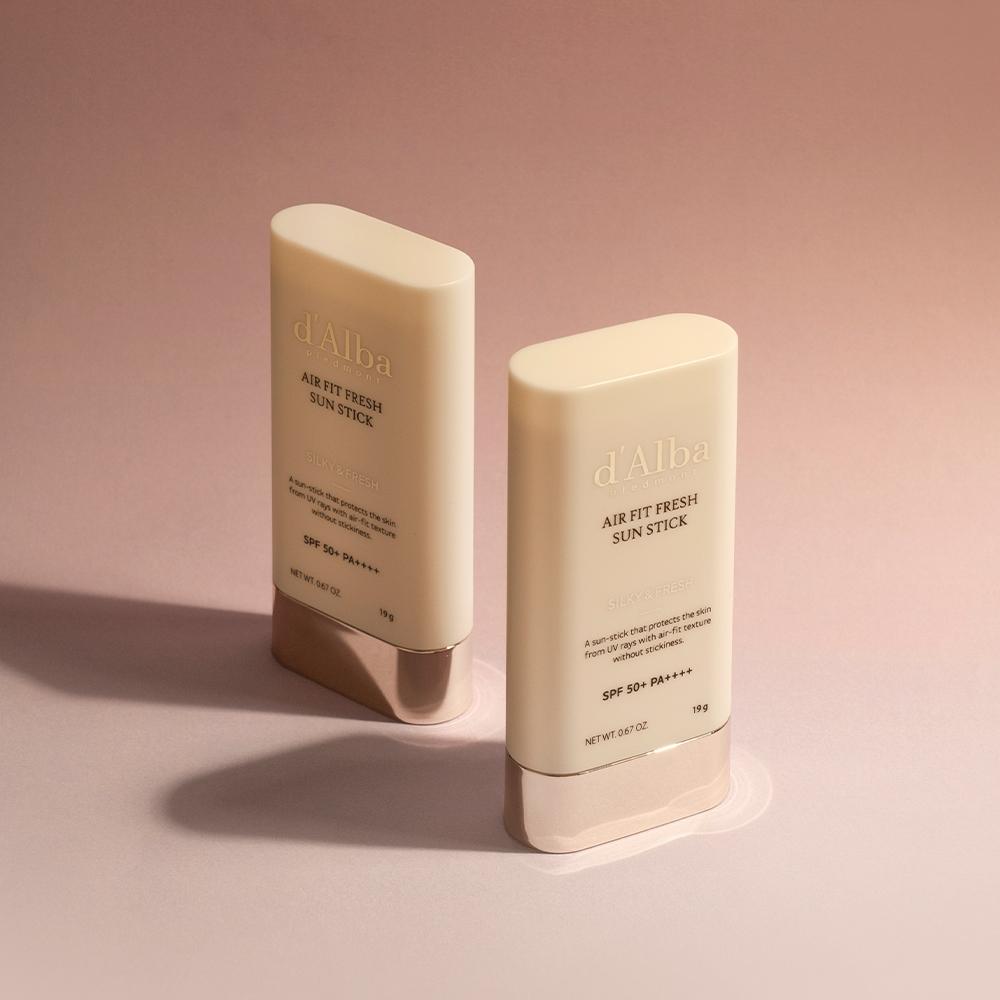 

До 40 веганских солнцезащитных палочек Dalba Air Fit, 19 г x 2 шт.