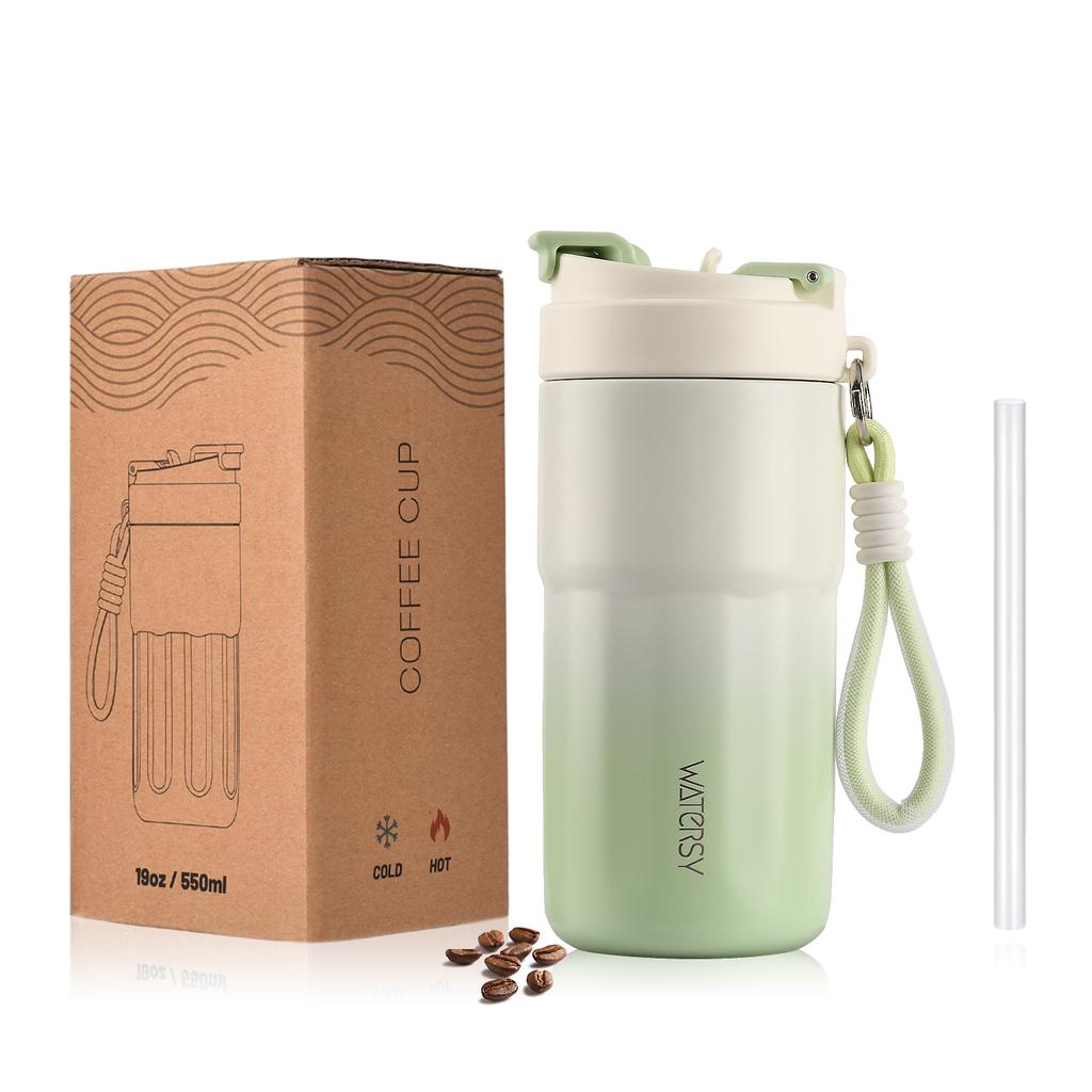 400/550ML Stainless Steel Coffee Thermal Cup 316 Vacuum Flasks Office Home for Hot & Cold Insulated Bottle Car Travel Mug