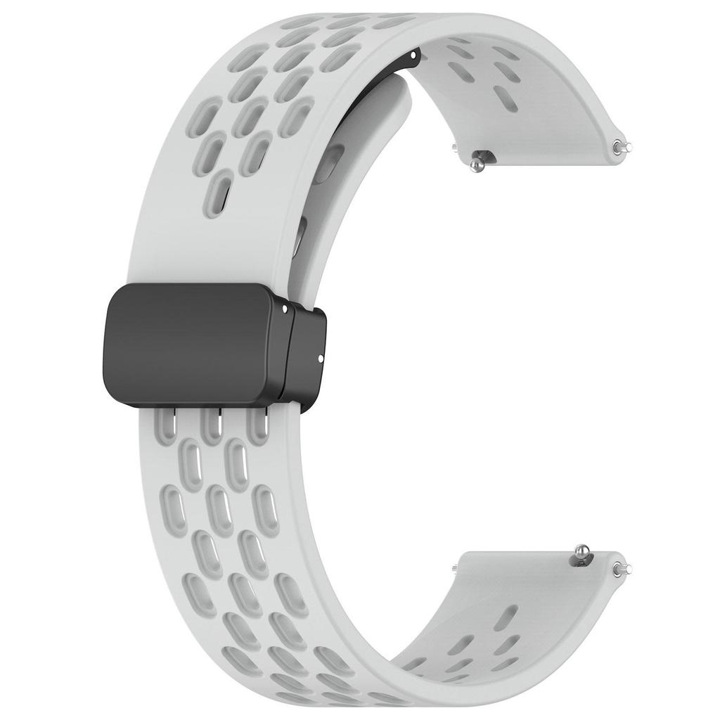 OPPO Watch X2/X1 Magnetisches Atmungsaktives Silikonarmband mit Faltschließe