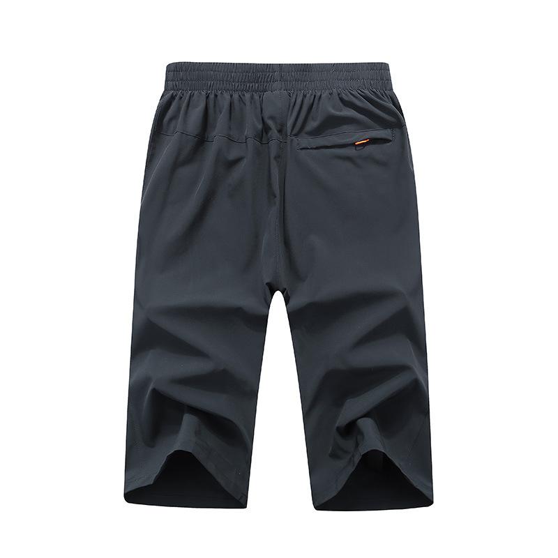 

Большие размеры Спортивные свободные брюки Брюки для верховой езды Повседневные брюки Летние тонкие 7-дюймовые брюки Шорты мужские 9XL темно-серого