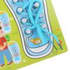 Learning to Tie Shoes Toy Wooden Dress Learning Baby Educational Toy Infant Gift