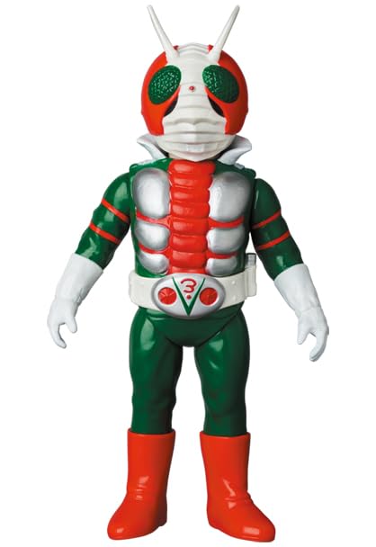 Toei Retro Soft Vinyl Collection Kamen Rider V3 Muffler Medicom Toy (Vinyl Version)