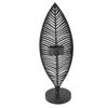 Iron Leaf Candle Holder Minimalist Creative Unique Leaf Shape Candlestick Stand for Dining Room