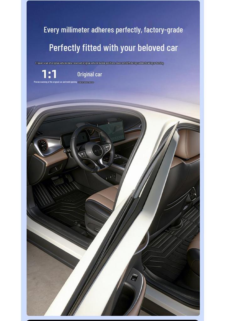 BYD Dolphin TPE Full Coverage Car Mats - Driver's Seat Accessories