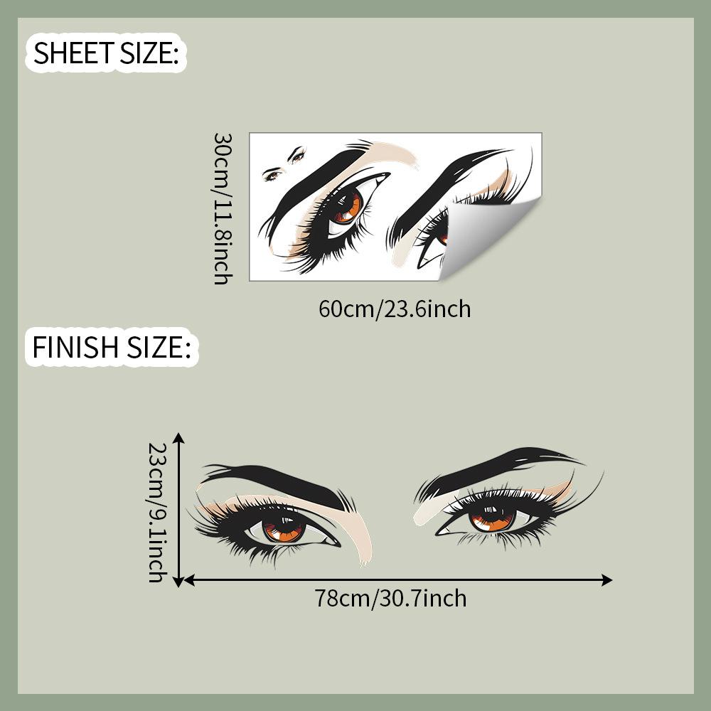 Personalized Beauty Eyes Bedroom Entrance Hall Living Room Home Background Beautification and Decoration Wall Stickers