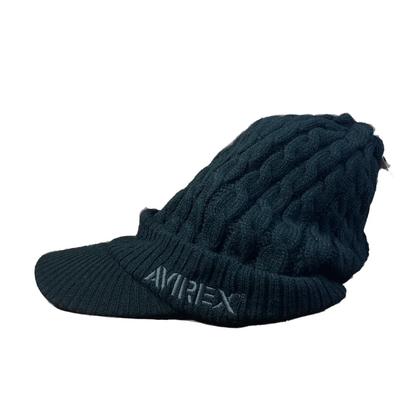 AVIREX Strickwaren Grobstrick und Avirex Amerikanische 80625200 7987275 Nummer Mütze, Größe, Material, Herren Damen, Marke, Militär, Freizeit, Streetwear, Outdoor, (JP,