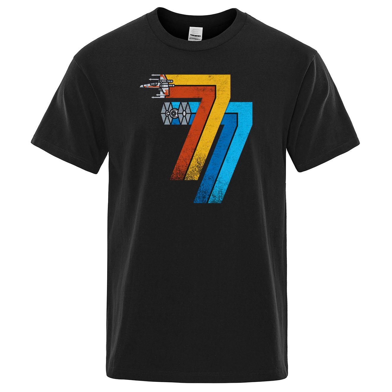T shirts men T-shirt Harajuku Tops Fashion Classic Unique Retro brand Tshirt Vintage May 25th 1977 Streetwear S разноцветный
