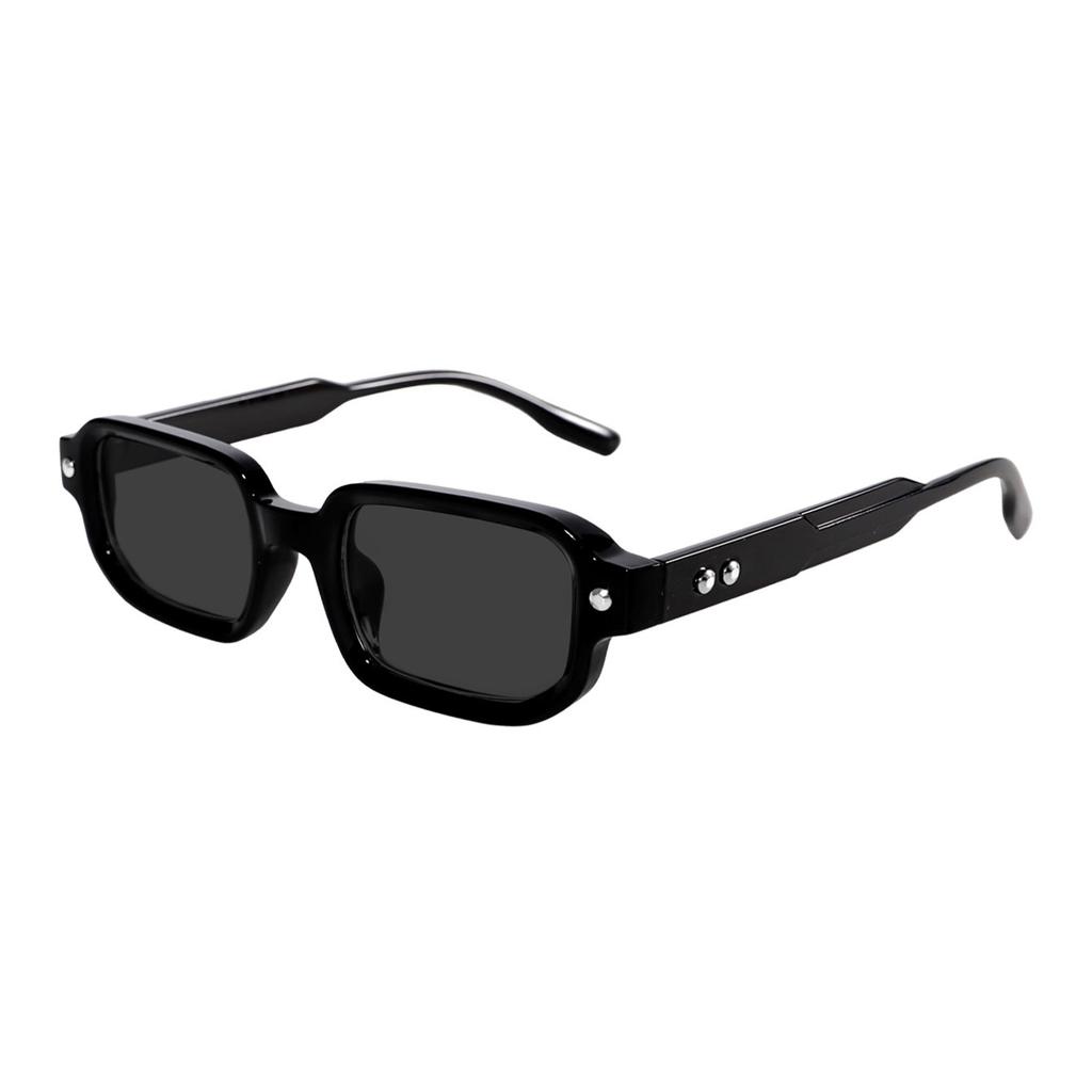 New European and American fashion square small frame color-changing sunglasses men's sunscreen sunglasses women's