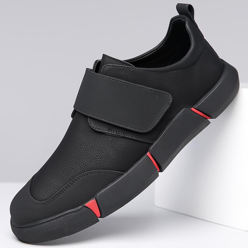 Fashion Casual Leather Shoes for Men Leisure Walk Male Sneakers Retro Style Tenis Masculino Non-Slip Treking Footwear Outdoor Trainers