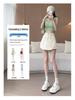 2025 Trendy High Waist White Denim A-line Bodycon Mini Skirt for Women
