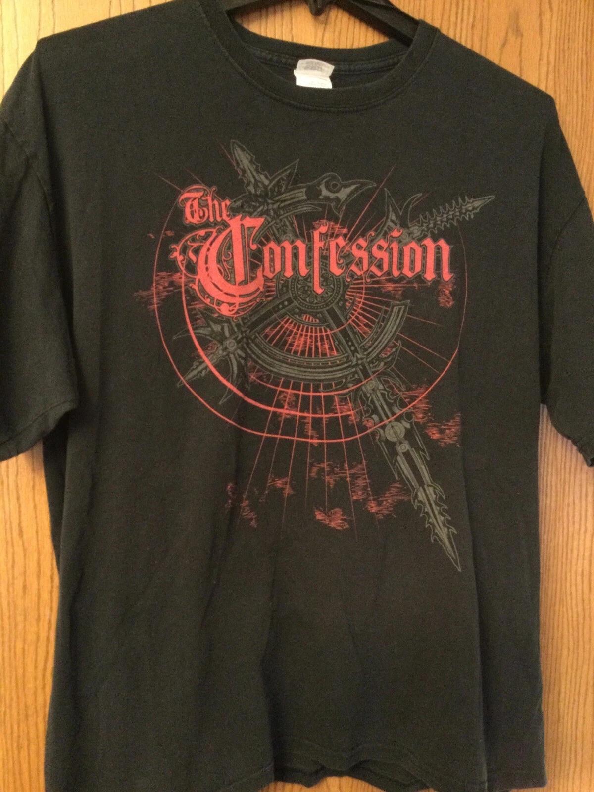 The Confession - Black Shirt - XL - Gildan 3XL
