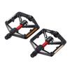 2Pcs Cycle Pedal Aluminum Alloy Dual Bearing Non Slip Reflective Pedal Replacement