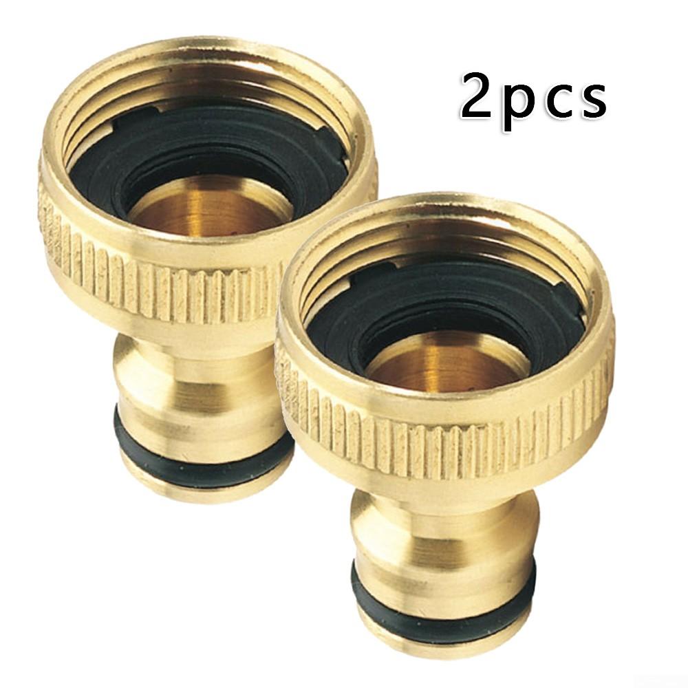 Garden Thread Connector Water Pipe Quick Adaptor 1.57*1.18in 3/4" To 1/2