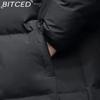 BITCED Couple's Matching Long Down-Filled Cotton Jacket Winter Thickened Warm Fashion Coat