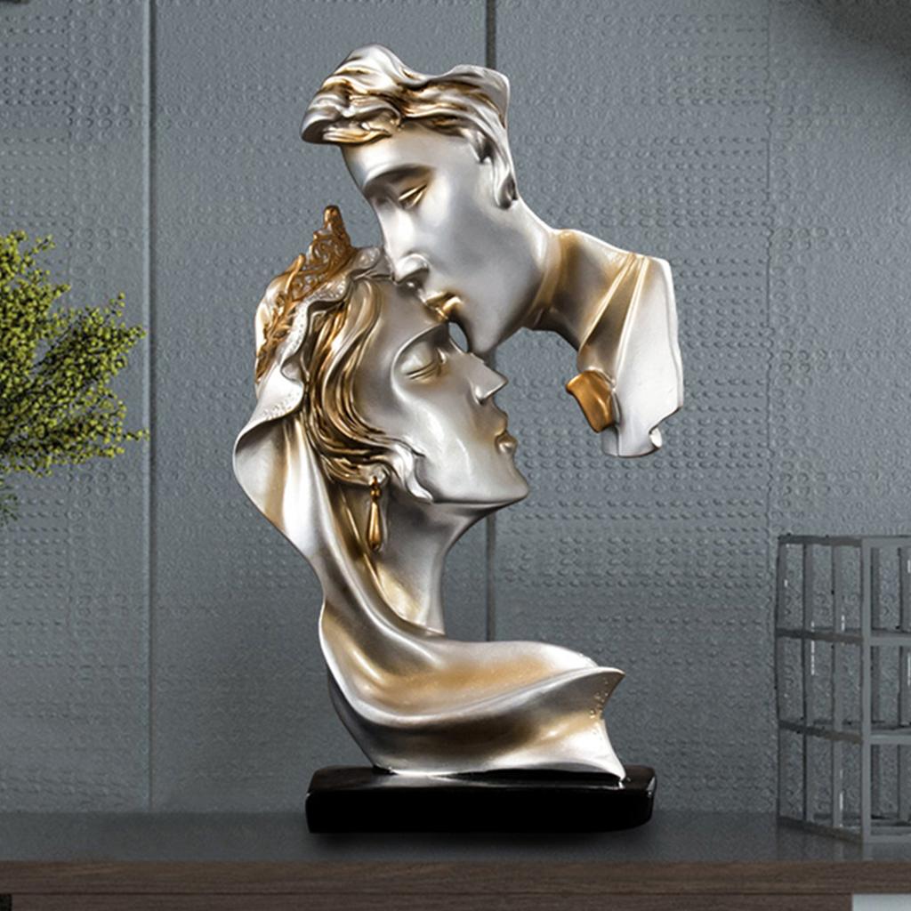 Couples   Sculpture Exquisite Decorative Resin  ing Lover Figurine Home Decor