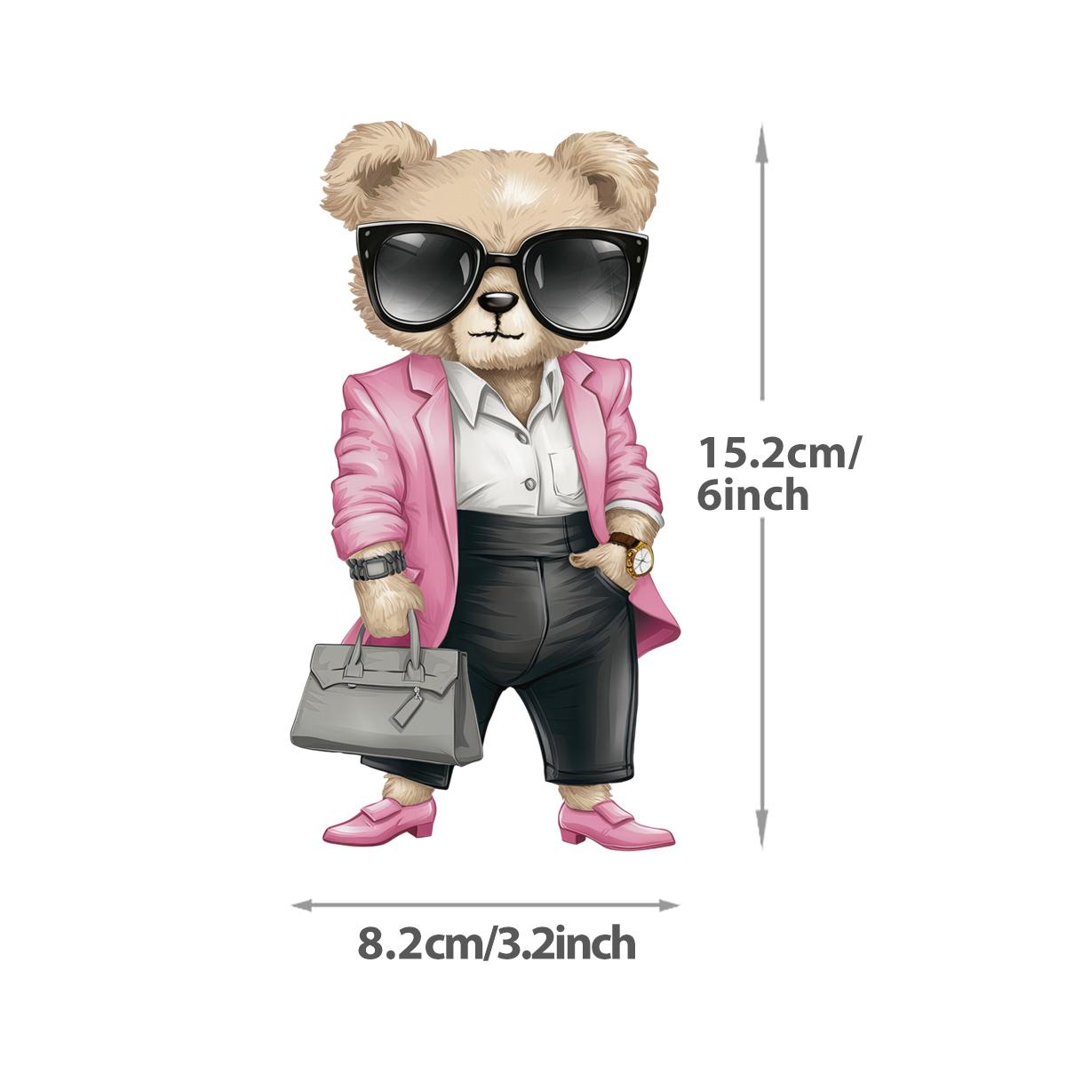 

Нашивки с мультяшными медведями на одежде Термопечать Наклейки на футболки Parches Ropa Hoodies Термоперенос Наклейки на одежду своими руками