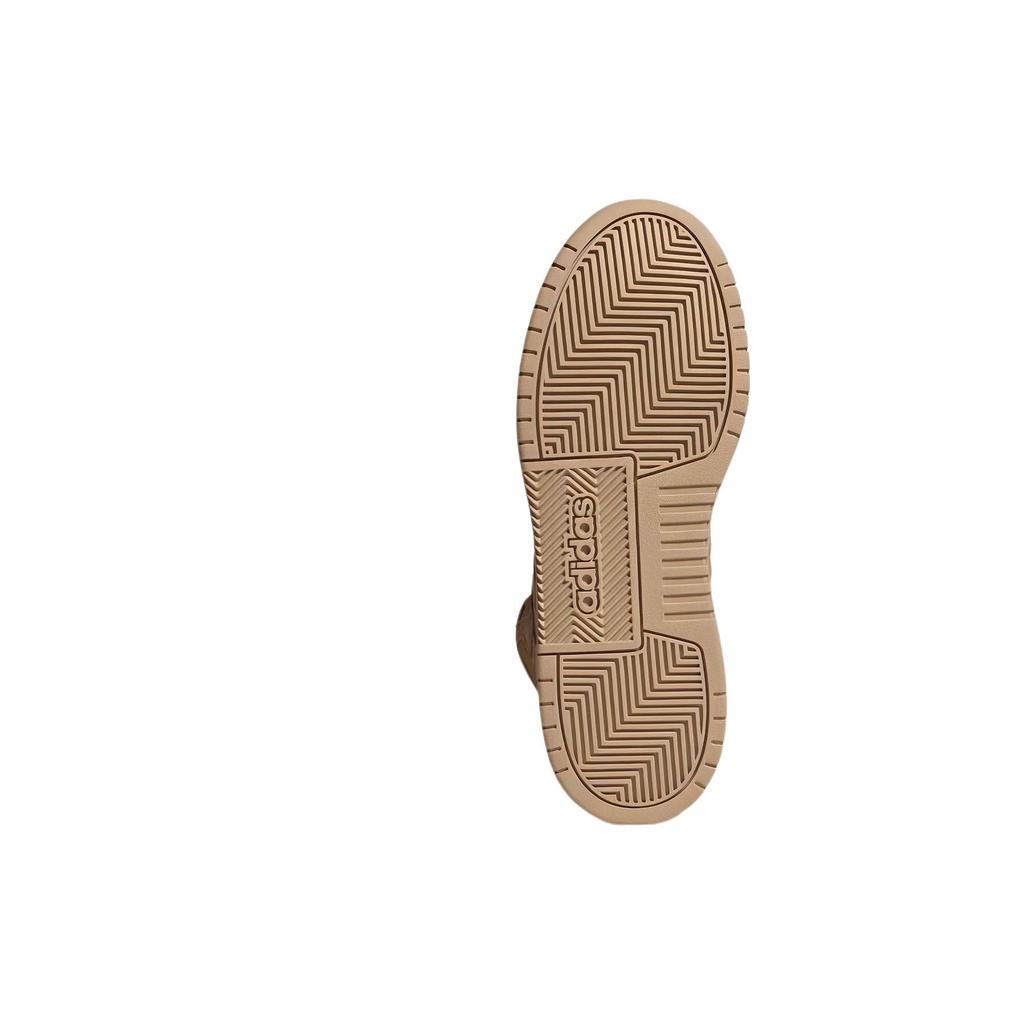 adidas Neo Entrap Mid Round Toe Lace-Up Slip-Resistant Durable High-Top Skate Shoes Unisex Sneakers Brown ID6008