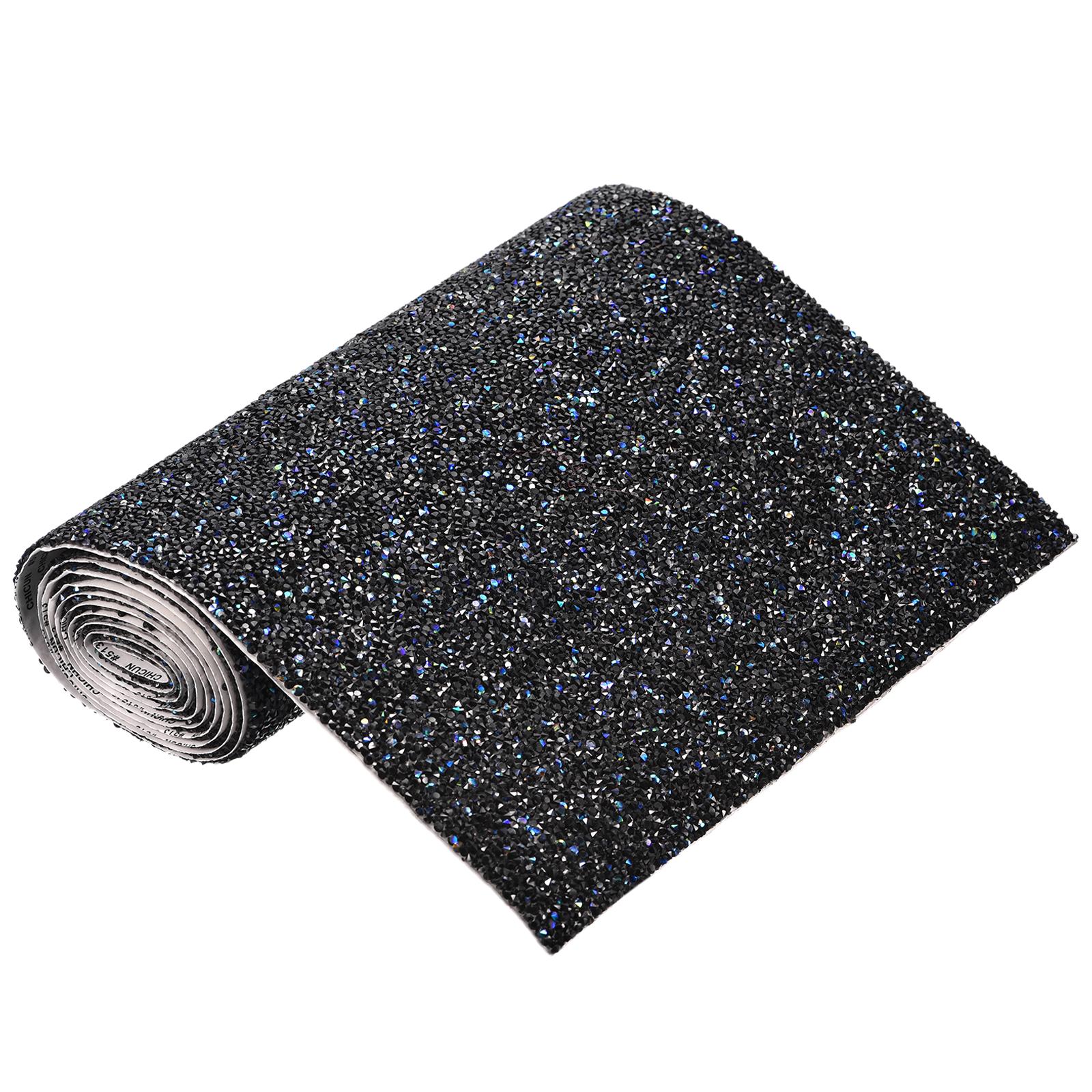 

Блестящие стразовые наклейки, наклейки для украшения из смолы, самоклеящиеся блестящие хрустальные наклейки-листы, черные, синие, AB для поделок, Decora