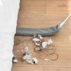Retractable Gap Dust Cleaner Reusable Dust Cleaning Tool with Bendable Microfiber Duster Telescopic Dusting Wand for Hard-to-Reach Areas Ceilings