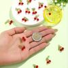 3D Cherry Fruit Pendant Charms for DIY Jewelry: Bracelets, Necklaces, Earrings