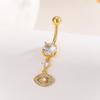 Fashion Zircon Butterfly Belly Button Rings Shiny Crystal Bow Navel Piercing For Women Girls Sexy Belly Ring Beach Jewelry Gifts