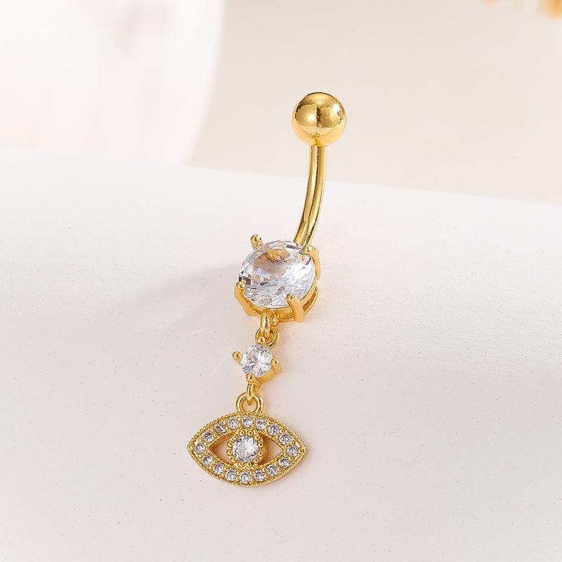 Fashion Zircon Butterfly Belly Button Rings Shiny Crystal Bow Navel Piercing For Women Girls Sexy Belly Ring Beach Jewelry Gifts