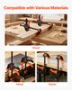 VEVOR Bar Clamps for Woodworking, 8-Pack, 15.24 cm and 30.48 cm, with Spring Clamps, One-Handed Clamp/Spreader, 70 kg Load Limit, Quick Release