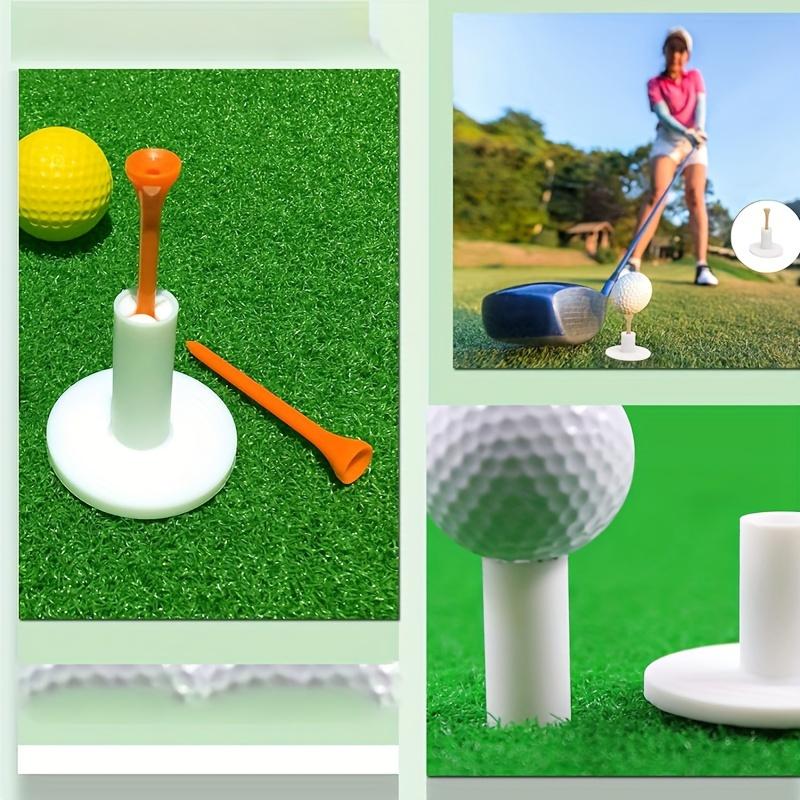3PCS Rubber Golf Seat for Practice and Range Mat - Durable, Flexible Seat Compatible with Standard Golf Balls