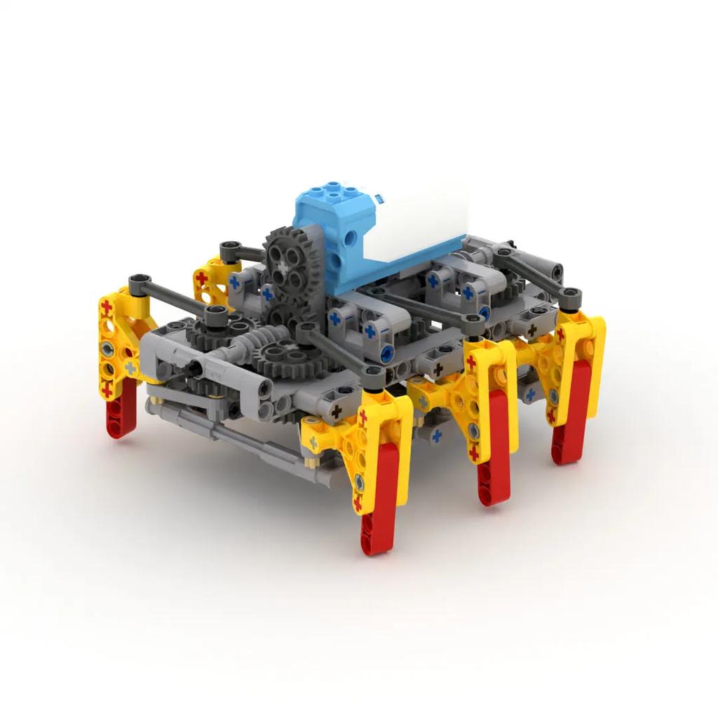 Stem Robotic Moc Hexapod Spider Robot Construction Blocks Educational Diy Toys Six Legged Spider Model Blocks Kids Gifts