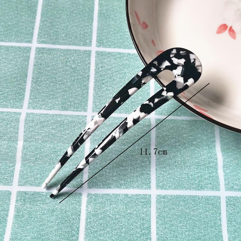Fashion Hairpin Hair Sticks Women Hair Clip Elegant Colorful Acetate Hair Clips Girls Hair Sticks Hair Accessories Hairpin New