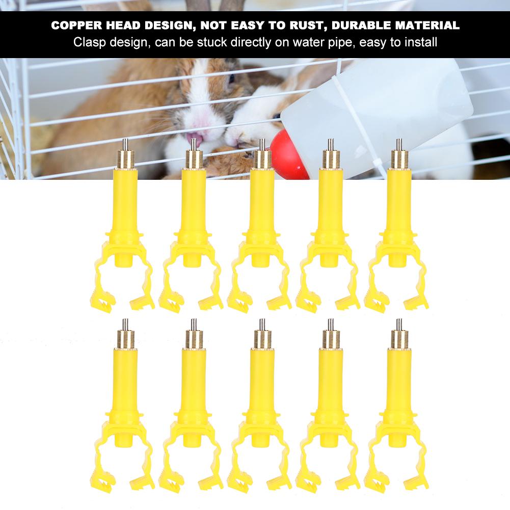 11PCS Pipe Interface Nipple Drinking Fountains Automatic Drinker