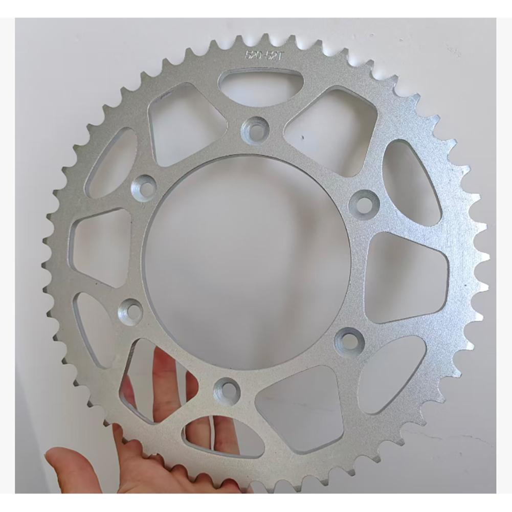 Motorcycle 520 Chains 43T/44T/52T 58mm 125mm Sprockets Rear Back Sprocket Cog Fit for Karting ATV Off-road Motorcycle Parts