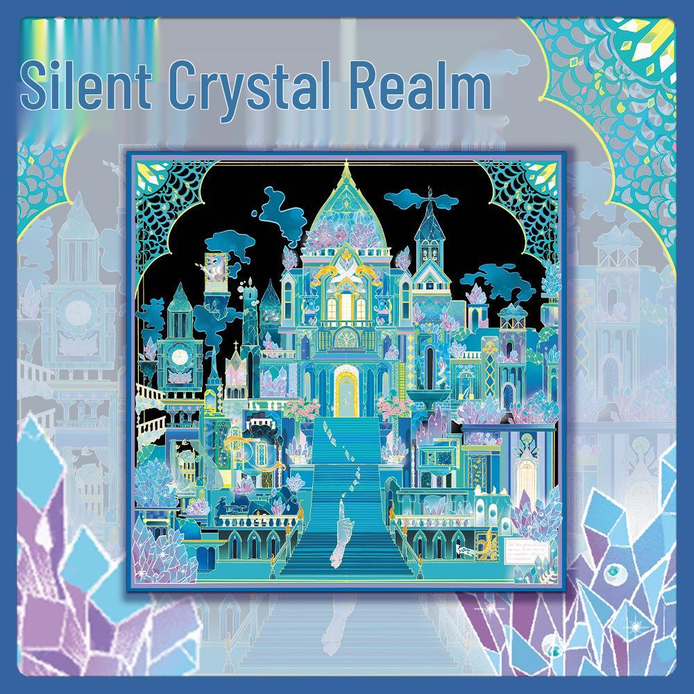 Large Format Miniature World Crystal Scenery PET Sticker No