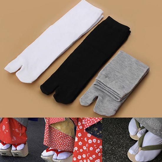 1 Pair Japanese Kimono Flip Flop Sandal Split Toe Tabi Ninja Geta Socks