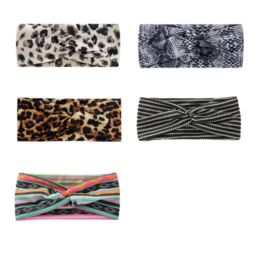 Bohemian Yoga Sweat-Absorbing Wide Headband